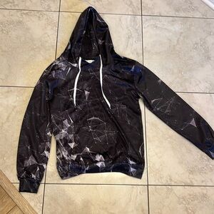 Black and white hoodie